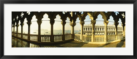 Framed Columns in Saint Mark Square, Venice Print