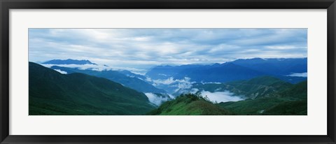 Framed China, Sichuan, Cloud Forest Print