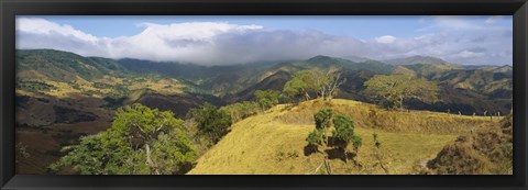 Framed Clouds over mountains, Monteverde, Costa Rica Print