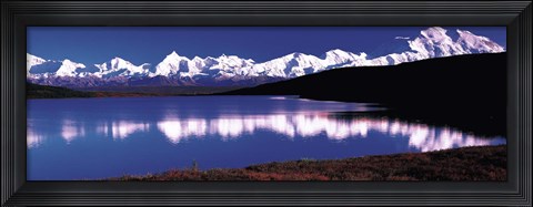 Framed Mt. McKinley &amp; Wonder Lake Denali National Park Print