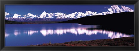 Framed Mt. McKinley &amp; Wonder Lake Denali National Park Print