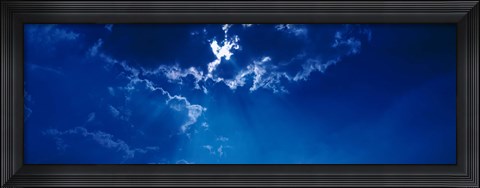 Framed Clouds over Dava Moor Nairn Scotland Print