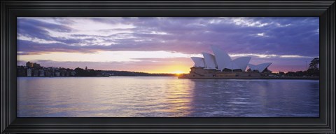 Framed Sunset over Sydney Opera House Print