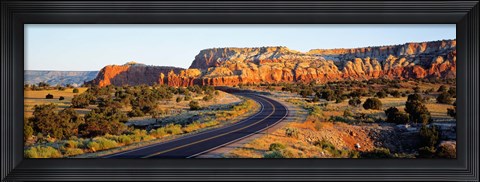 Framed Route 84 NM USA Print
