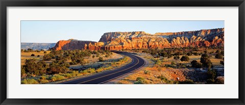 Framed Route 84 NM USA Print