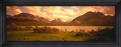 Framed Saint Mary Lake, Montana Print