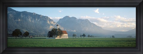 Framed St Coloman&#39;s Church, Bavaria, Germany Print