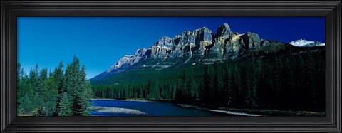 Framed Castle Mountain, Banff National Park, Alberta, Canada Print