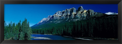 Framed Castle Mountain, Banff National Park, Alberta, Canada Print