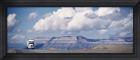 Framed Interstate 70, Green River, Utah Print