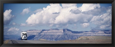 Framed Interstate 70, Green River, Utah Print