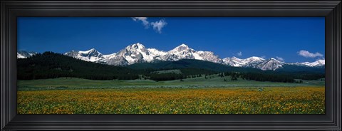 Framed Sawtooth Mtns Range Stanley ID USA Print