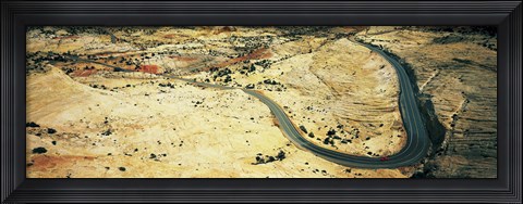 Framed Hwy 12 near Escalante UT USA Print