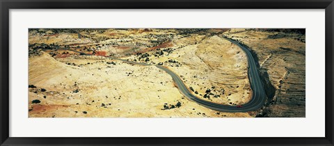 Framed Hwy 12 near Escalante UT USA Print