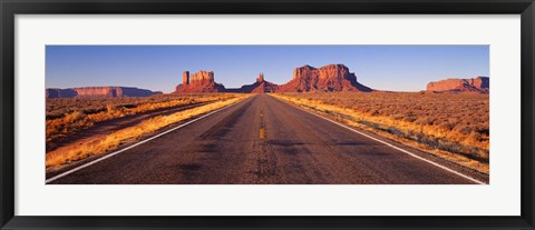 Framed Road Monument Valley, Arizona, USA Print