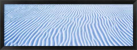 Framed USA, New Mexico, White Sands, dunes Print