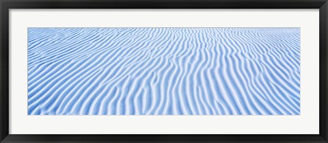 Framed USA, New Mexico, White Sands, dunes Print