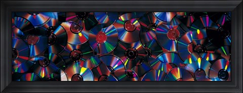 Framed Compact Discs Print