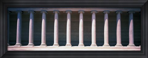 Framed Row of Columns San Francisco CA Print