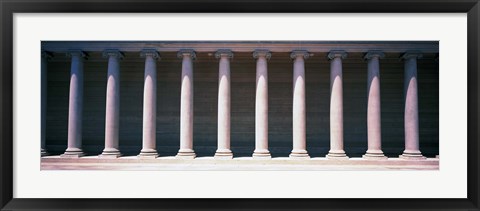 Framed Row of Columns San Francisco CA Print