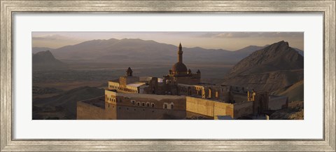Framed High angle view of a palace, Ishak Pasha Palace, Dogubeyazit, Turkey Print