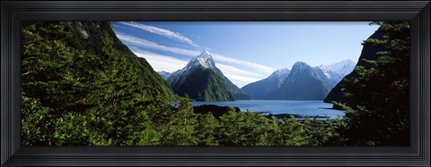 Framed Milford Sound, Fiordland National Park, New Zealand Print