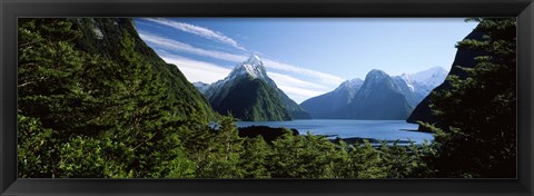 Framed Milford Sound, Fiordland National Park, New Zealand Print