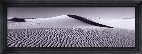 Framed Dunes in Black and White, New Mexico Print