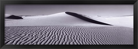 Framed Dunes in Black and White, New Mexico Print