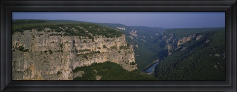 Framed Ardeche River, Provence, France Print