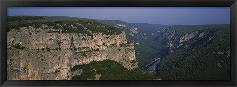 Framed Ardeche River, Provence, France Print