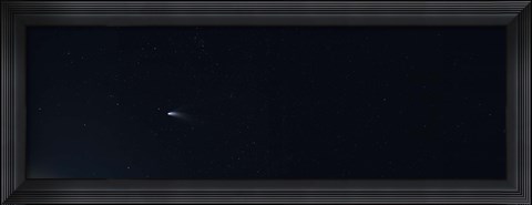 Framed USA, Northern California, View of the Hale-Bopp Comet Print