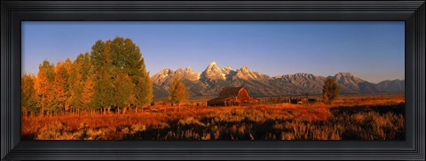 Framed Landscape in Grand Teton National Park WY Print