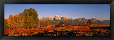 Framed Landscape in Grand Teton National Park WY Print