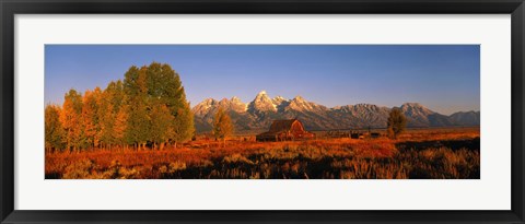 Framed Landscape in Grand Teton National Park WY Print