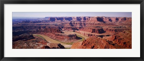 Framed River flowing through a canyon, Canyonlands National Park, Utah, USA Print