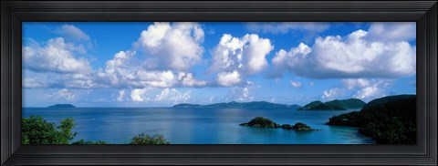Framed Trunk Bay St John US Virgin Islands Print