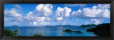 Framed Trunk Bay St John US Virgin Islands Print