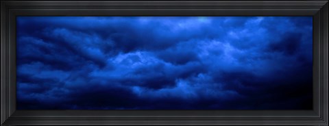 Framed Dramatic Blue Clouds Print