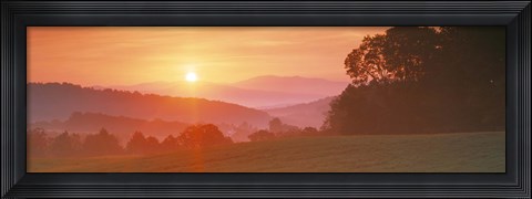 Framed Sunrise Caledonia VT USA Print