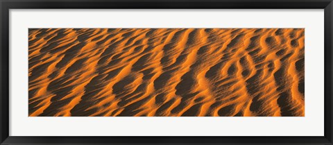 Framed Wind blown Sand TX USA Print