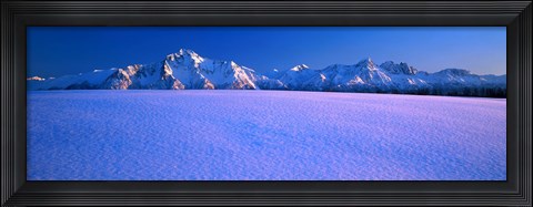 Framed Pioneer Pk Chugach Mts AK USA Print