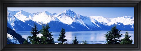 Framed Turnagain Arm Girdwood AK USA Print
