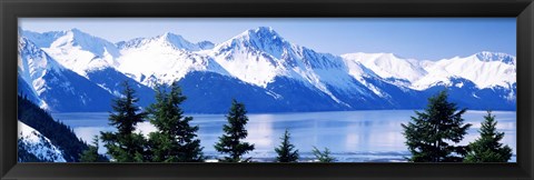 Framed Turnagain Arm Girdwood AK USA Print