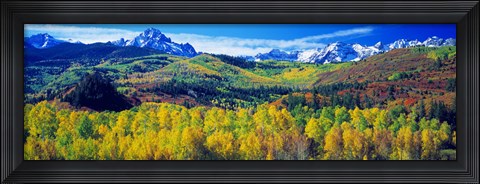 Framed San Juan Mountains, Colorado, USA Print
