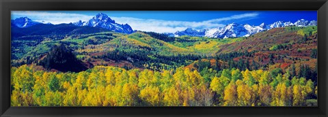 Framed San Juan Mountains, Colorado, USA Print