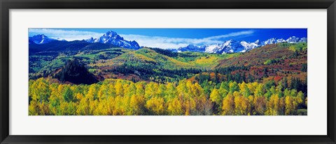 Framed San Juan Mountains, Colorado, USA Print