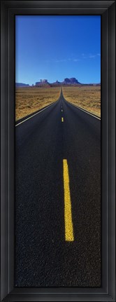 Framed Road through Monument Valley, Utah Print