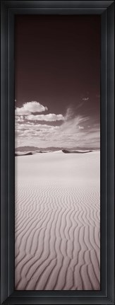 Framed Pattern in Dunes, White Sands, New Mexico Print