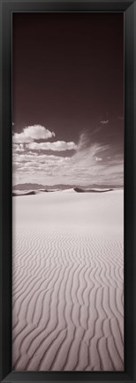 Framed Pattern in Dunes, White Sands, New Mexico Print